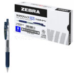 روان‌نویس ژلی ساراسا کلیپ زبرا مدل ZEBRA JJB15-FB Sarasa Clip 0.7 سرمه ای بسته 10 عددی