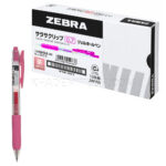 روان‌نویس ژلی ساراسا کلیپ زبرا مدل ZEBRA JJB15-LP Sarasa Clip 0.7 صورتی روشن بسته 10 عددی