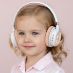 هدست بی سیم گرین لاین مدل GREEN LION GNGK600WHPPK GK-600 Kids صورتی - تصویر 2
