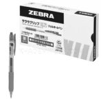 روان‌نویس ژلی ساراسا کلیپ زبرا مدل ZEBRA JJB15-GR Sarasa Clip 0.7 طوسی بسته 10 عددی