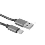 کابل شارژ تایپ سی طرح سامسونگ مدل SAMSUNG Type-C 30W طوسی طول 1.8 متر - تصویر 3