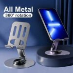 هولدر رومیزی موبایل تلسکوپی 360درجه مدل TELESCOPIC طوسی - تصویر 3