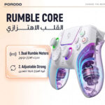 دسته بازی پلی استیشن پرودو مدل Porodo Gaming Shadowx PS5 PDX641WH سفید - تصویر 3