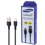 کابل شارژ تایپ سی طرح سامسونگ مدل SAMSUNG Type-C 6AM طول 1 متر
