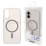 قاب آیفون مگ سیف مدل ICE CASE MagSafe IPHONE 17 شفاف طوسی
