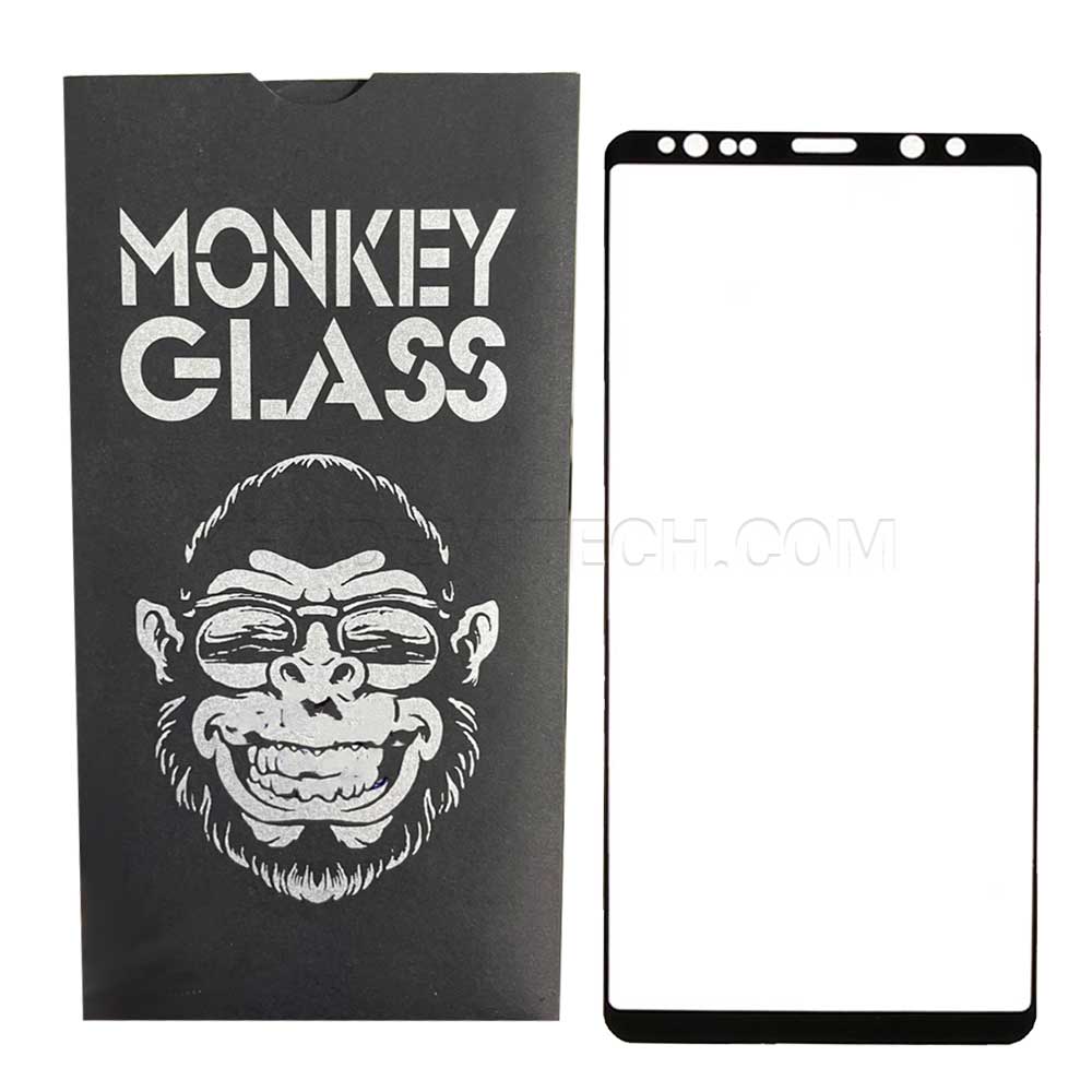 گلس فول چسب مانکی مدل SAMSUNG Note 10 Plus Monkey FULLGlue