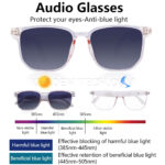 عینک افتابی هوشمند بی‌سیم پرووان مدل PROONE PSG49 SMART EYEWEAR - تصویر 3