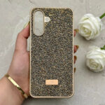 قاب سامسونگ سواروسکی مدل SWAROVSKI SAMSUNG A17 طلایی - تصویر 2