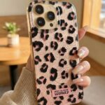 قاب اپل مدل  LEOPARD IPHONE 15 PRO طرح پلنگی نقره ای - تصویر 2