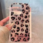 قاب اپل مدل  LEOPARD IPHONE 15 PRO Max طرح پلنگی نقره ای - تصویر 2