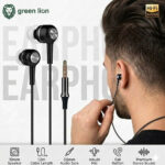 هندزفری سیم دار گرین لاین مدل GREEN LION GNMLSTEEARPBK Melo - تصویر 2