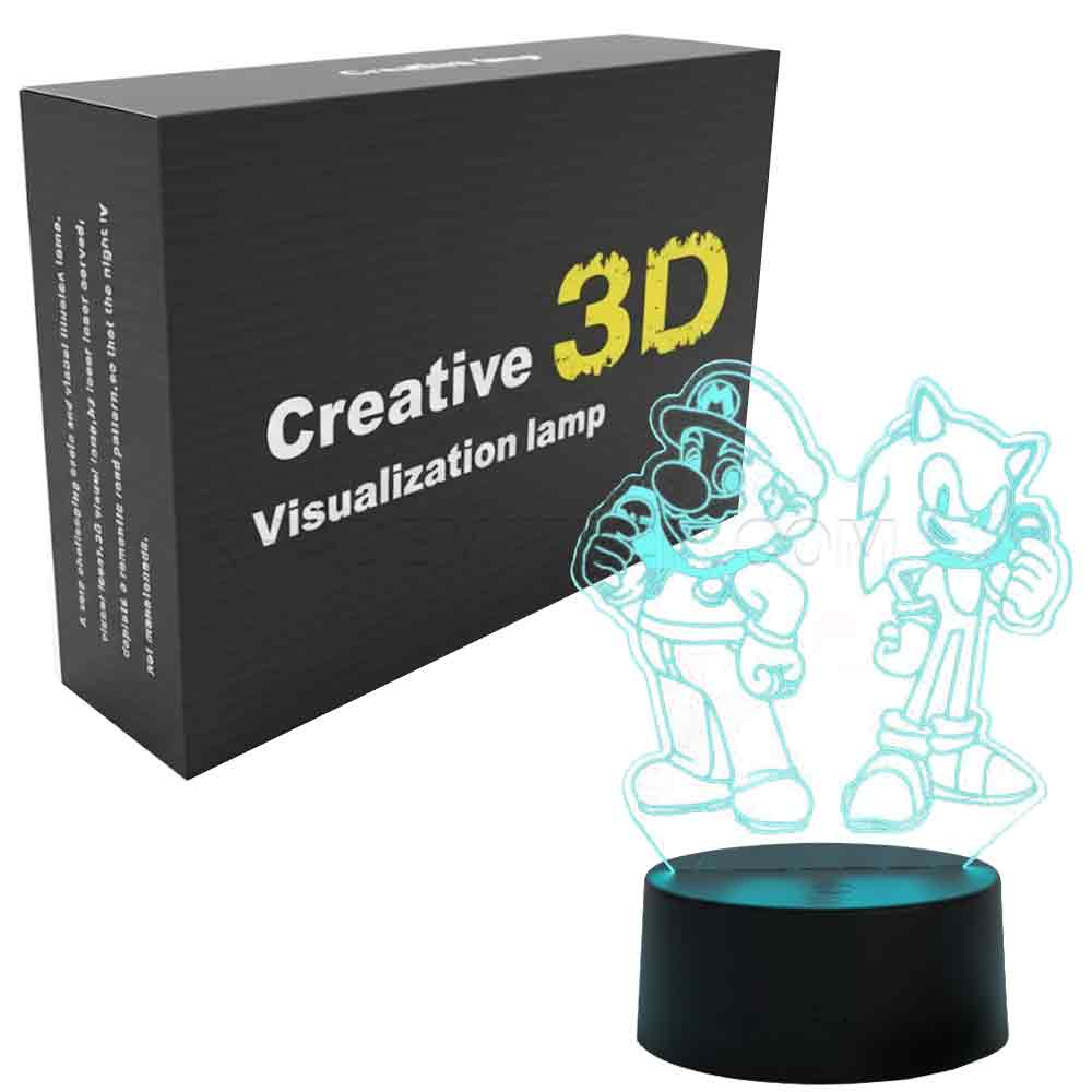 بالبینگ طرح MARIO&SONIC مدل Creative 3D