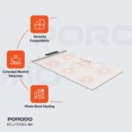پد گرم کننده غذا پرودو مدل PORODO PD-LFST054-WH FOOD MAT - تصویر 3