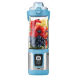 مخلوط کن شارژی پاورولوژی مدل POWEROLOGY PWPB27BL DUOMIX  آبی - تصویر 3