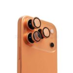 محافظ لنز شابلون دار زاینس مدل ZYONS IPHONE 17 Pro Max/17 Pro نارنجی - تصویر 2