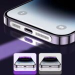 محافظ اسپیکر آیفون مدل IPHONE 17 Pro Max/17 Pro نارنجی 10 عددی - تصویر 2