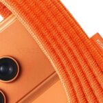 کیف بافتنی بلند آیفون مدل Pocket IPhone نارنجی - تصویر 3
