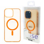 قاب آیفون مگ سیف مدل ICE CASE MagSafe IPHONE 13 Pro Max شفاف نارنجی