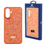 قاب آیفون سواروسکی مدل SWAROVSKI IPHONE 16 نارنجی