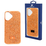 قاب آیفون سواروسکی مدل SWAROVSKI IPHONE 17 نارنجی