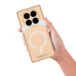 قاب شیائومی مدل Xiaomi Redmi NOTE 14 PRO MARK نارنجی مات - تصویر 2