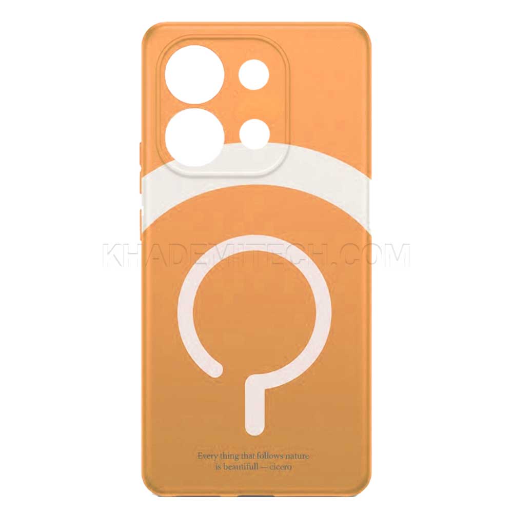 قاب شیائومی مدل Xiaomi Redmi NOTE 13 MARK نارنجی مات