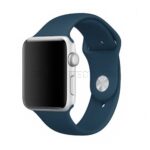 بند اپل واچ مدل SILICON 38/40/41mm آبی نفتی - تصویر 2