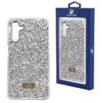 قاب سامسونگ سواروسکی مدل SWAROVSKI SAMSUNG A14 نقره ای