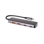 هاب تایپ سی  کی نت مدل KNET K-HUCMHC321 4PORT TYPE-C USB 3.0 - تصویر 2