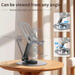 هولدر رومیزی موبایل تلسکوپی 360درجه مدل TELESCOPIC طوسی - تصویر 2