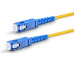 کابل پچکورد سیمپلکس فیبر نوری نگزنس مدل NEXANS SC-SC FIBER  طول 2 متر بسته 5 عددی - تصویر 2