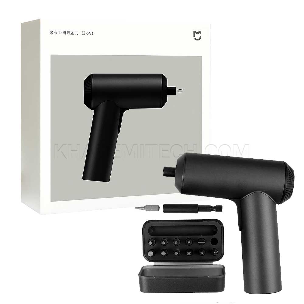 پیچ گوشتی شارژی شیائومی مدل XIAOMI MJDDLSD001QW طوسی