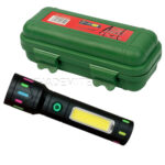 چراغ قوه پلیسی پک سبز مدل Flashlight COB+XPE LED 801
