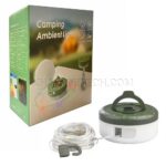 چراغ شارژی ریسه ای مدل Camping Lights MY-618RGB+W سبز