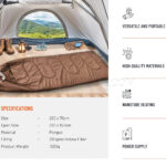 کیسه خواب حرارتی کمپینگ پرودو مدل PORODO PD-LFST024-BR Power Heating Sleeping  قهوه ای - تصویر 4