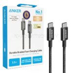 کابل شارژ دو سر تایپ سی انکر مدل ANKER A8752H11 USB-C PD 60W مشکی طول 1 متر