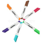 ماژیک وایت برد سر  گرد کورس مدل KORES XW1 MARKER بسته 10 عددی - تصویر 3