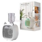 پنکه شارژی مه پاش مدل Spray Cooling Fan طرح گربه سفید