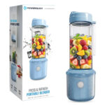 مخلوط کن شارژی پاورولوژی مدل POWEROLOGY PSM013 Press & Refresh آبی